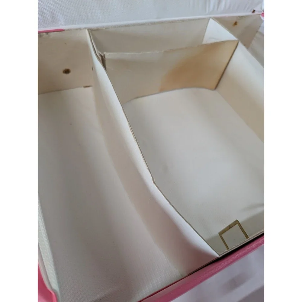 Vintage Pink Tara Toy Corp Deluxe Fashion Doll Case 17x12